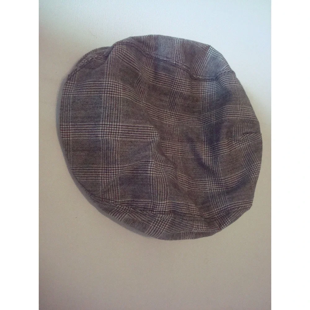 IVY FLAT SCALLY DRIVING PUB PADDY 80S 90S  USA MADE BEACH HAT CAP VINTAGE  R2